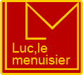logo de Luc le menuisier, menuiserie à Leeuw-Saint-Pierre